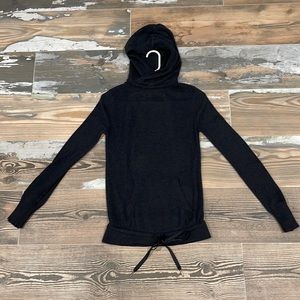 Lululemon sweet savasana pullover sweater size 4 Heathered black charcoal color